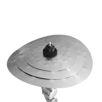 Silver Alloy Clap Stack Cymbal (7"+9"+11") Made in China OEM/ODM Available Wholesale