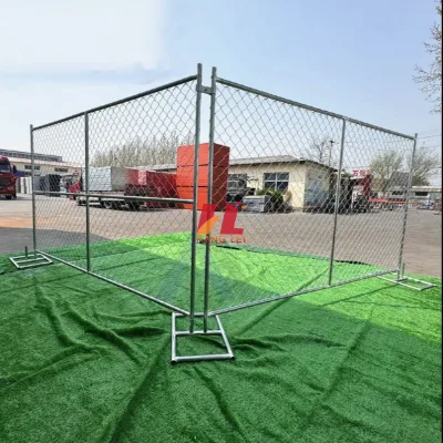 Heavy Duty Chain Link Fence Roll - Galvanized and Vinyl Coated Outdoor Barrier for Construction Sites and Security