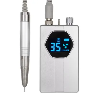 Portable Professional Nail Drill with 0-35000rpm Nail Supplies Nail Drill Machine Nail File