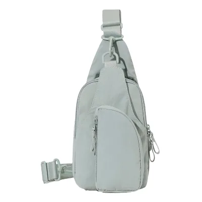 2025 Women's Custom Sport Gym Waist Bag Wholesale New Fashion Waterproof Running Chest Bag Polyester Women's Sport Messenger Bag