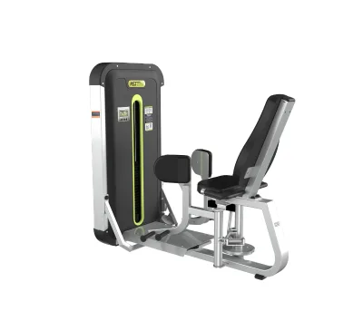 omercial-grade bilateral glute trainer with 30mm Q235 steel, 100kg weight stack for hip abduction and adduction exercises