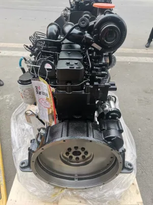 New 6bt Engine 6BTA 6BTAA Diesel Engine for LONKING CDM835 3.5ton 2CBM Wheel Loader Euro II Emission Electrical Starting Motor