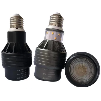 Ceiling Pendant Lamp Spotlight 15 40 60 Degree Three Beam Angle All in One Zoomable Side Light E27 Par20 Led Bulb
