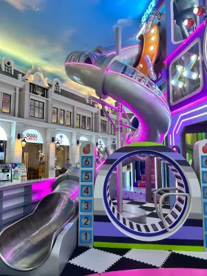 One-Stop Service Indoor Amusement Park Trampoline Park Plastic Slide Equipment Indoor Playground Equipment for Children