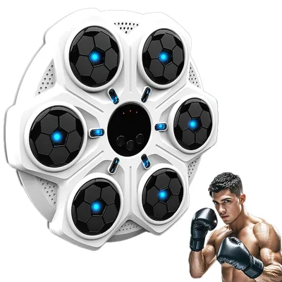 Smart Music Boxing Machine Home Wall Mounted Blue-tooth Reaction Game Boxing Training Machine for Sale with Boxing Gloves