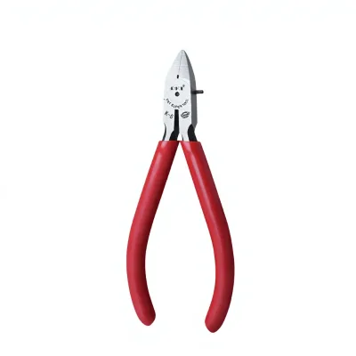 Electronic Diagonal Pliers DKT-K5 45 Steel Heat-Treated Slanted-Jaw 5-Inch Fine-Tipped Modeling Pliers for DIY Electronic