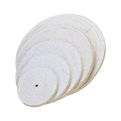 Low Price Durable 100 Thickness Rope Sisal Mirror Buffing Wheel Sisal Buffing Polishing Wheel for Metal
