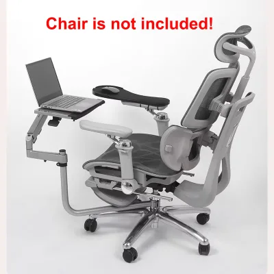 Gas Spring Arm Chair Clamp Keyboard Holder Laptop Desk+ Square Mouse Pad +Chair Arm Clamp Elbow Wrist Support Mouse Pad OK010N