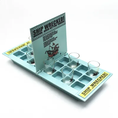 Mini Ship Wrecked Table Game  for bar Party Drinking Game Set