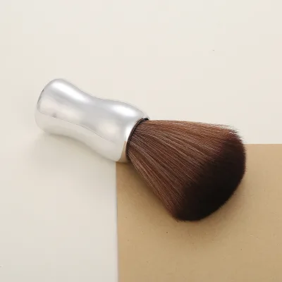 Wholesale Popular Salon Neck Duster Brush Hair Removal Dust Sweeping Hair Gold Cleaning Shaving Brushes