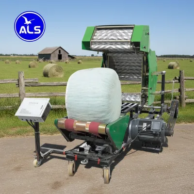 Mini Round Hay & Straw Baler High Productivity 25-50HP Motor Automatic Feeding for Sale