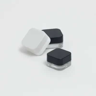 Hot Sale 5ML Square Child-Resistant Glass Jar with Childhood Lid for Small Storage Needs