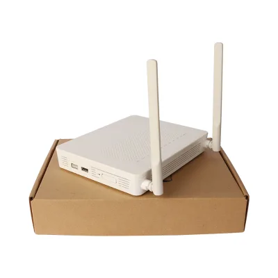 Used HG8247H ODM/OEM CATV 5G POE WIFI FTTH GPON EPON Modem Firmware 4GE+2TEL POTS+USB Optic Fiber Equipment