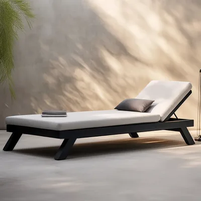 Contemporary Aluminum Two Seat Sofa Garden Patio Outdoor Furniture With High Quality Cushions