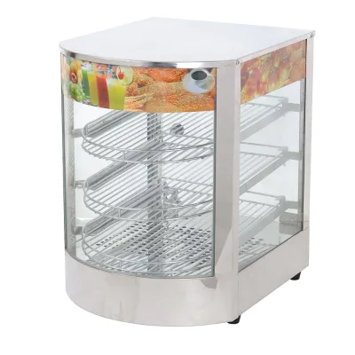 Snack Chicken Pizza Equipment Warmer Showcase Hot Food Bread Display Cabinet