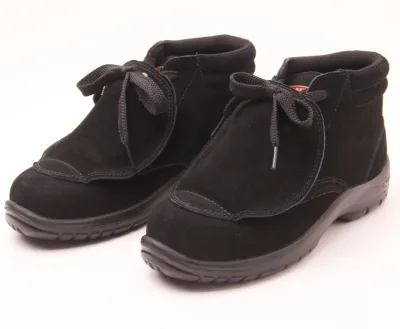 OEM Factory Men's Sports Style Suede Welding Protect Work Boots Fujian Security Anti-Nail & Anti- Smash Safety Features