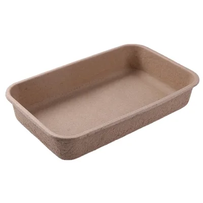 Natural Brown Color Water Resistant Disposable Cat Litter Box