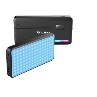 Ulanzi VIJIM VL196 Full-Color RGB LED Video Light 5000mAh Diffuser for Phone DSLR Dimmable Studio Fill Light-for Photography