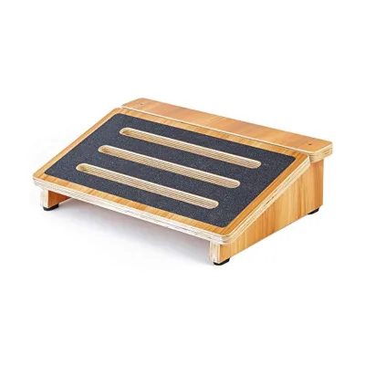 Eco-Friendly Comfort Sustainable Bamboo Foot Platform Foot Step Stool Support for Home Office
