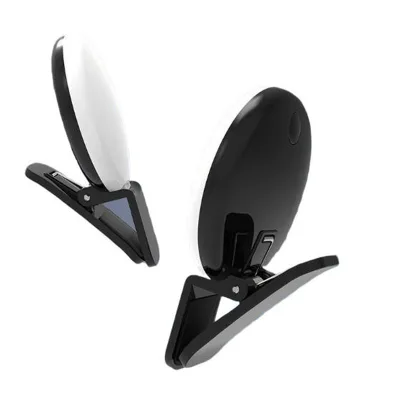 Mini Rechargeable 3 Modes Mini Ring Light New Version Rechargeable Selfie Ring Photo Beauty Light With Batteries