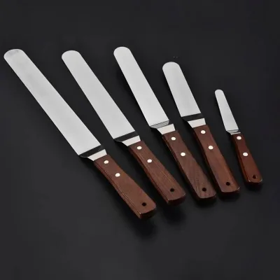 4/6/8/10/12 Inches Cake Butter Stainless Steel Cream Spatula for Cake DIY Kitchen Baking & Pastry Tools Cake Decorating Tools