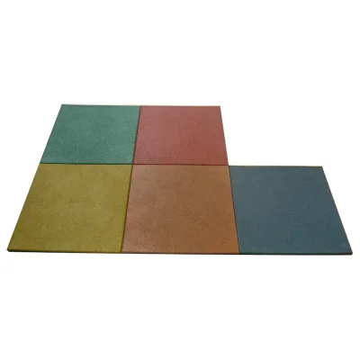 Resilient EPDM Rubber Playgrounf Kind Safe Play Carpet Non-Slip Shock Absorption Floor Black Rubber Flooring