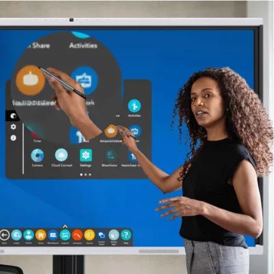 Interactive Office Education Whiteboard Infrared Smart Pen Tablet with Stylus Digital Display Touch Screen Plastic Material