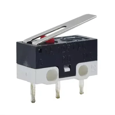 HOT SALE Micro Limit Switch DIP Black/White 1A 125VAC Push Button Micro Switch and Limit Switch With Lever Arm