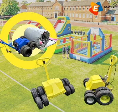 Top Selling Practical Assistant 8 Anti-slip Tire Easy Roll up Machine Easy Operation with Wide Frame Handle for Backyard