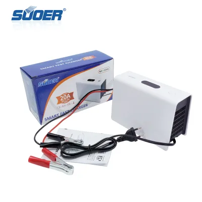 New MD-1220A New Design Portable Smart Fast Charger 12V 20A Gel Automatic Battery Charger with Interlligent Fan