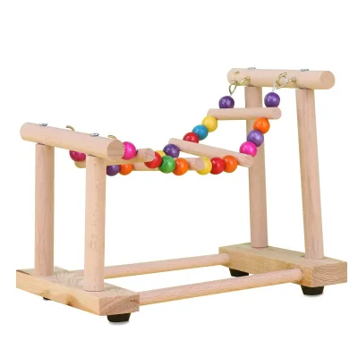 Parrot Stand, Parrot Training Station Stand, Climbing Ladder, tiger Skin Peony, Black Phoenix Swing, Ladder Bird Toy