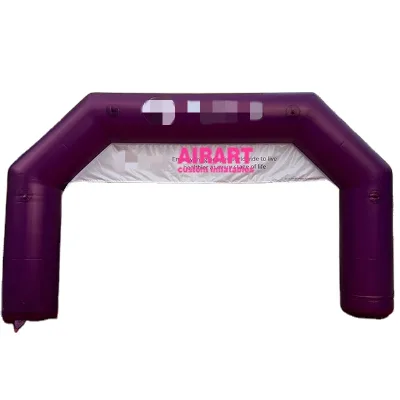 Arch,Inflatable Purple Arch With Banner,Hot Sale Inflatable Start Finish Line Arch,Custom Color Inflatable Outdoor Arch