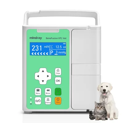 Mindray BeneFusion VP1 Vet Special Designed Extension Line Grip Veterinary Syringe Infusion Pump With Factory Price