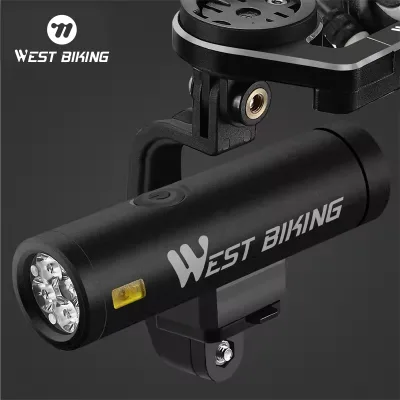 WEST BIKING Bicycle Flashlight Holder Torch Lamp Holder Light Clip Bike Universal Mount Bracket Cycling Clamp Lamp Accessory