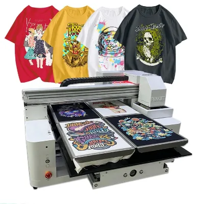 Fninkjet High-end Digital Textile Inkjet Printer DTG Machine Self-Maintenance for A1/A2/A3 T-shirts Shoes Socks Pants Caps