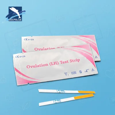 DEEPBLUE Urine One-Step LH Ovulation Test Strip Kit Pregnancy Detection 3-5 Minute Results Colloidal Gold