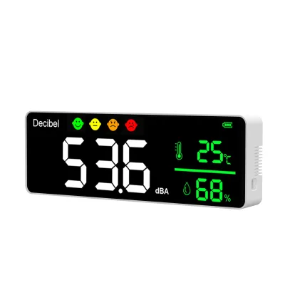 Wholesale DM1306D Sound Level Decibel Meter 3-in-1 Noise Monitor 2000mAh Rechargeable Battery Data Storage Download Function