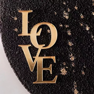 LOVE Acrylic Valentine's Day Cake Baking Side Baking Cake Decoration Cake Topper Suppliers