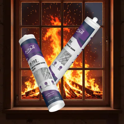 Factory Fire Resistant UL Sealant&Adhesive 310ml Flexible Joints Firestop Fire-rated Silicone Sealant for Building Material