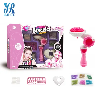 JH Kid Return Gift Presents Children Princess Dress up DIY Jewelry Bracelet Knitting Device Toy