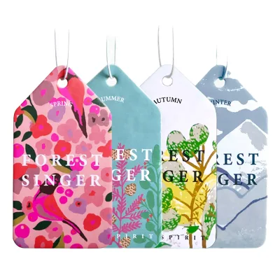 Lasting Scent Custom Design Paper Car air Freshener Different Smells Custom air Freshener Car with logo Wood Car air Freshener
