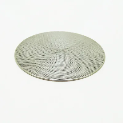 LUXURY Double Layer Custom Logo 51mm 53mm 58.5mm Stainless Steel Round Hole Coffee Puck Screen