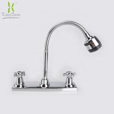 Pull Down Kitchen Sink Faucet Hot and Cold Commercial Spring Sale Black Cheap Ceramic Style ABS Plastic