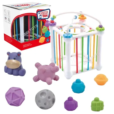 Juguete Children's Sensory Toy Classification Nested Toy Set Baby Activity Cube Educational Set Soft Toys