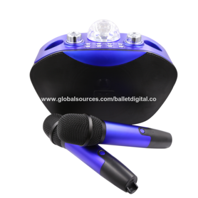 Wireless Karaoke Speaker With Double Microphone Home Party Wireless Subwoofer Karaoke