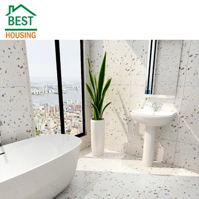 Hot Sale China Beautiful Colorful 800*800mm Non Slip Rustic Mosaic Rustic Stone Bathroom Floor Terrazzo Ceramic Tiles