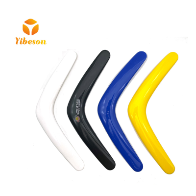 OEM Custom Logo Promotional Gifts Multicolor V Shape Flying Disc Toy Plastic Boomerang
