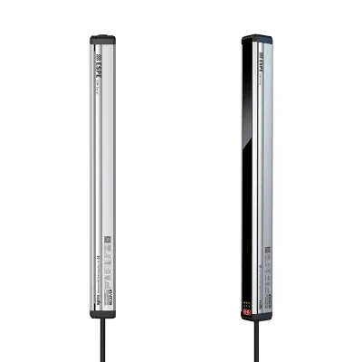 RS485 Modbus 150mm Measurement Contour Detection Photoelectric Device 2.5mm Gap Measuring Safety Light Curtain Sensor