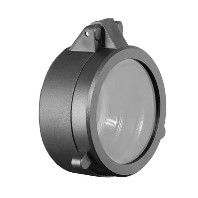 Sight Scope Cover Transparent Spring Cover Objective Lens Dust Cover Monocular Telescope Rubber Protective Cover Durable Hunting