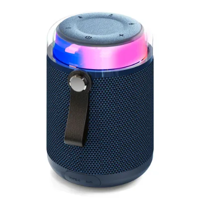 OEM Bluetooth Speaker with Lights Color Changing Portable Wireless Speaker, IPX6 Waterproof Bluetooth Speaker with 4 LED Light